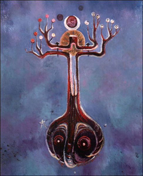 3. « Arbre de vie », peinture de Louis Cattiaux.