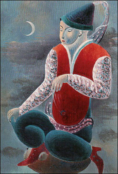 11. « Le prince persan », peinture de Louis Cattiaux