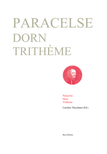 PARACELSE DORN TRITHÈME