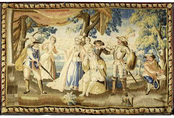 Tapisserie du XVIII siècle représentant les "Noces de Camacho".