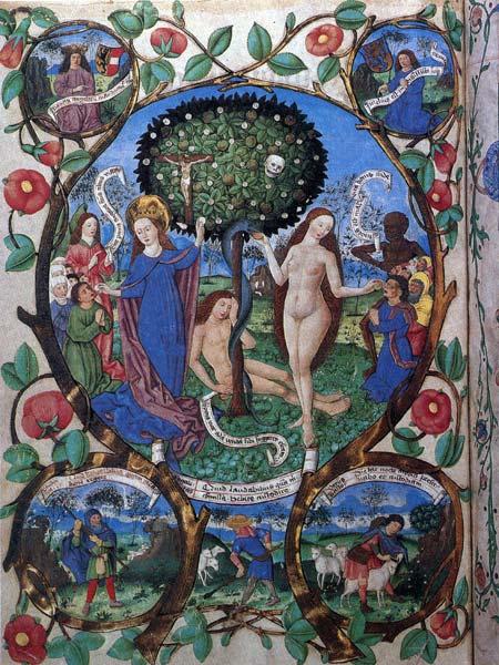 Arbre de vie et de mort, Berthold Furtmayr, 1481.