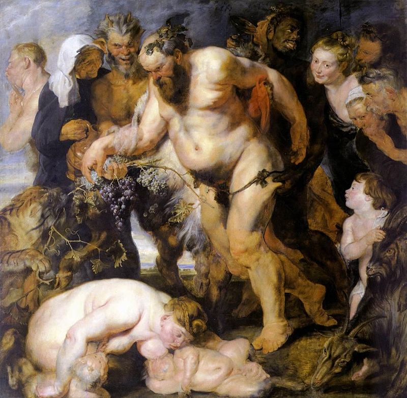 Pierre Paul Rubens, Silène ivre (1616-1617), Munich, Alte Pinakothek.