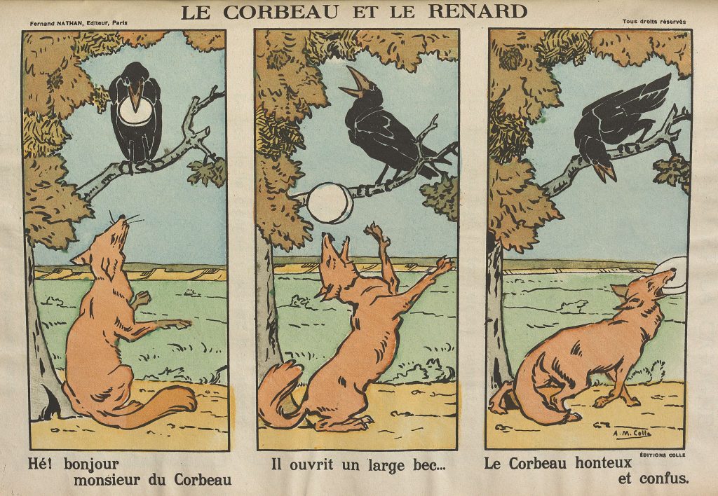 Le Corbeau et le Renard (Fernand Nathan éditeur, Paris).