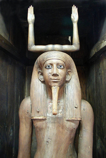 Statue du KA du roi Hor (XIIIe dynastie). Musée égyptien du Caire.