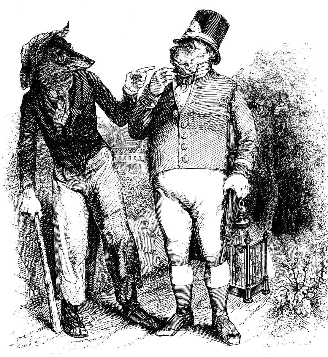 Illustration de Grandville (1838-1840).