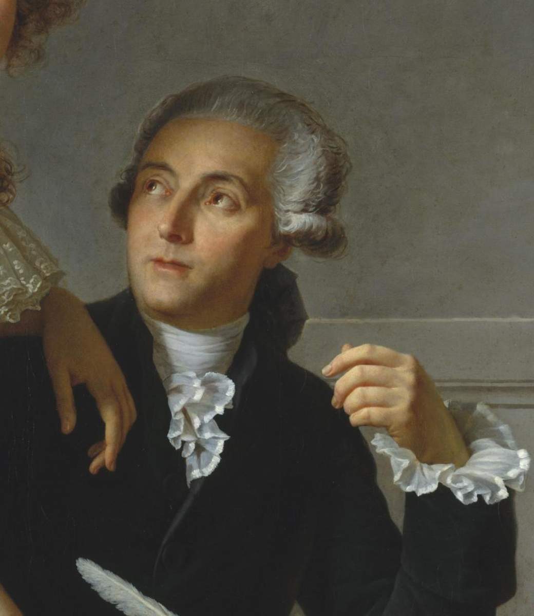 Portrait d'Antoine Lavoisier, (1788). (Wikipédia).